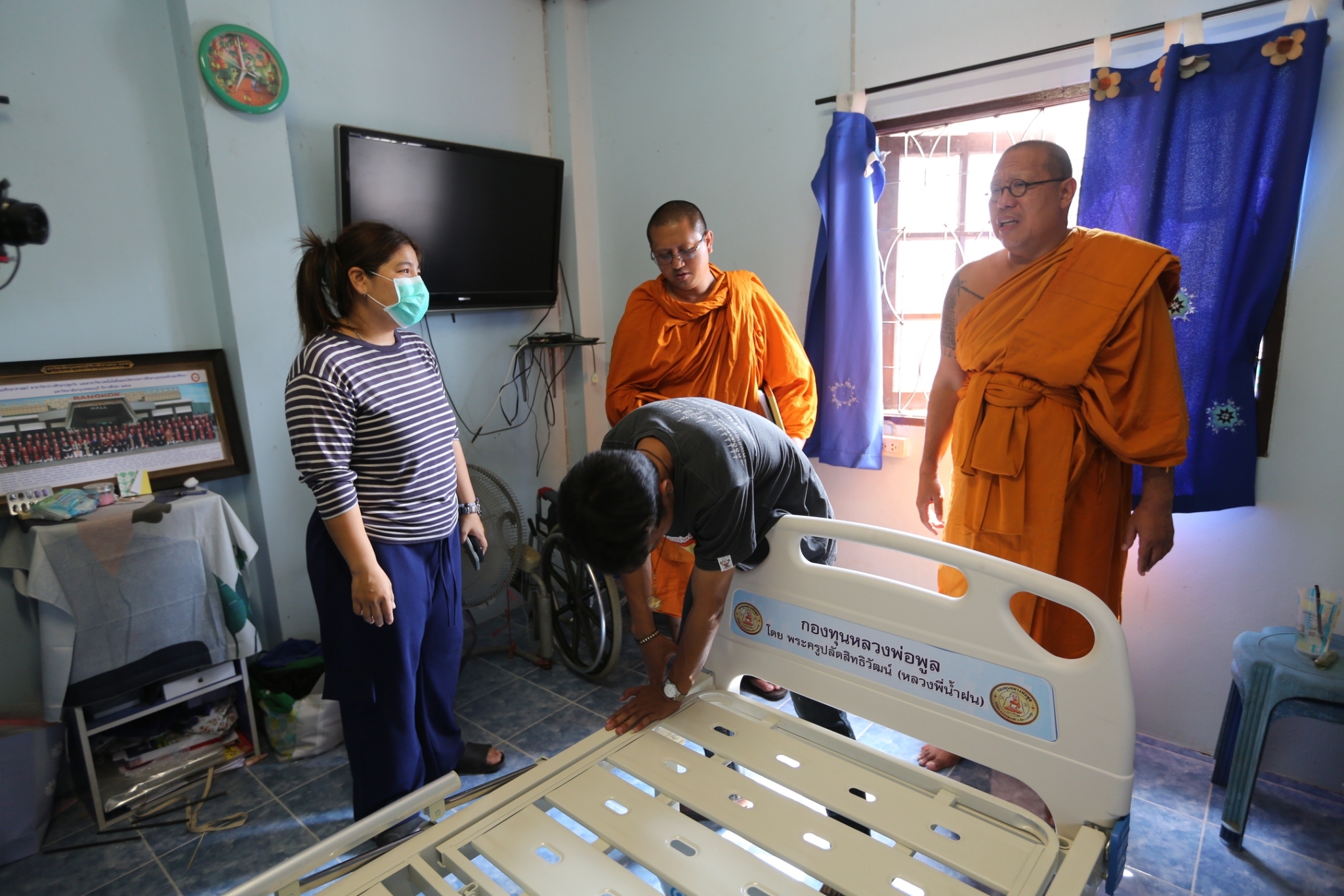 หลวงพี่น้ำฝน ขับเคลื่อนโครงการธนาคารเตียงรถวีลแชร์  เข้าถึงปัญหาสังคมผู้สูงวัย