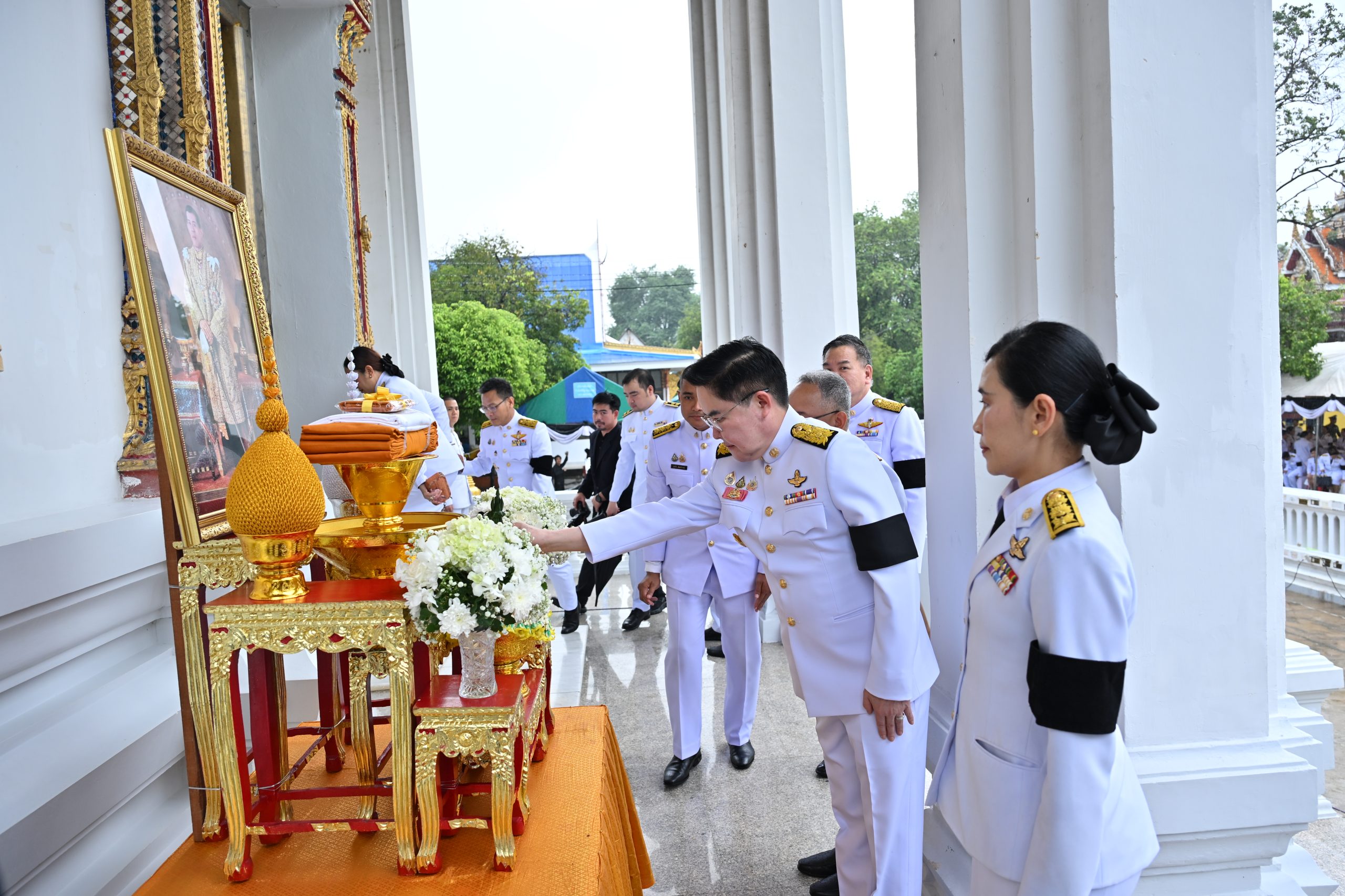 นครปฐม กระทรวงการพัฒนาสังคมและความมั่นคงของมนุษย์ ทอดถวายผ้าพระกฐินพระราชทาน  ณ วัดเสนหา