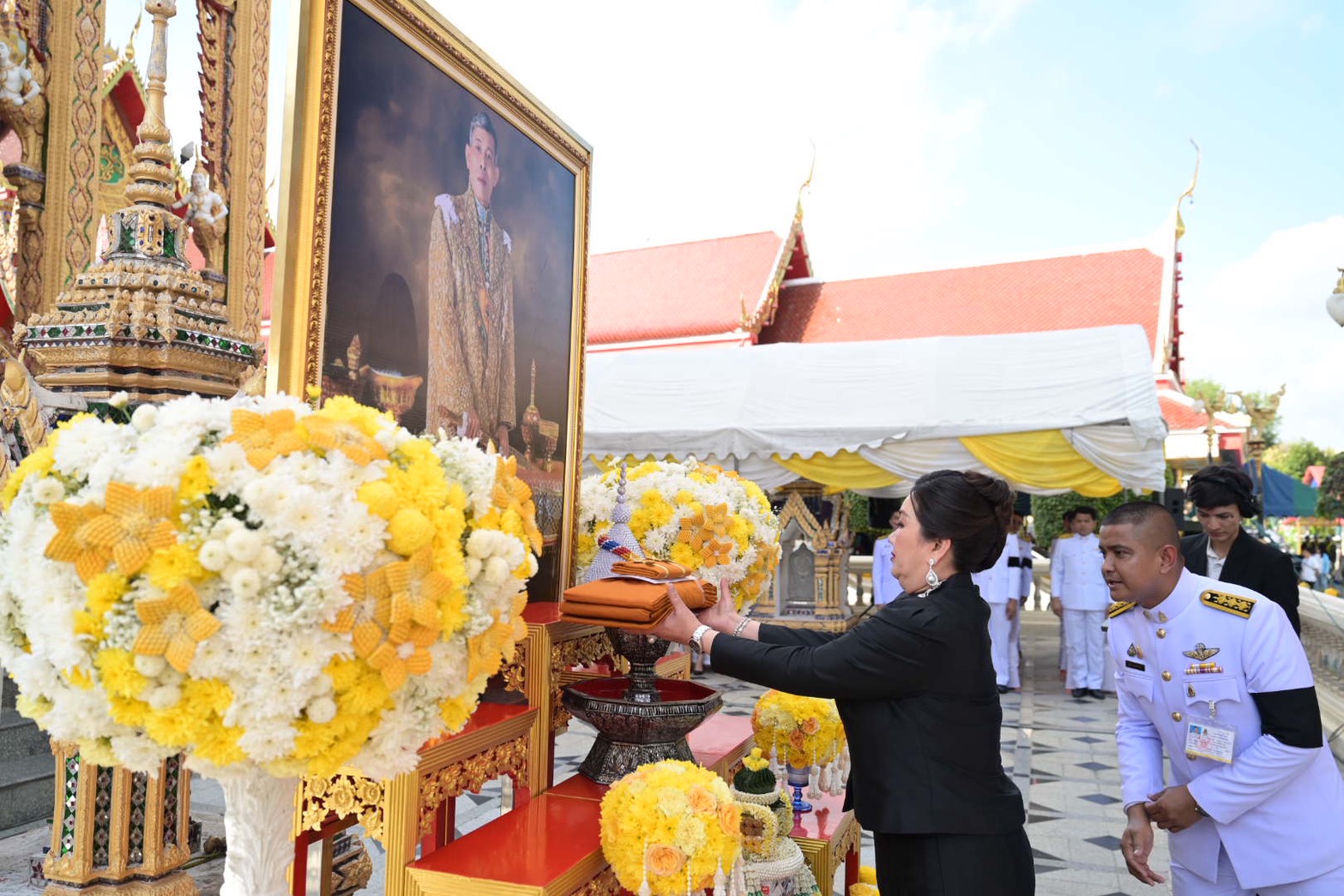 นครปฐม  บริษัท ทีคิวเอ็ม อัลฟา จำกัด (มหาชน)  ทอดถวายผ้าพระกฐิน พระราชทาน ณ วัดไผ่ล้อม พระอารามหลวง