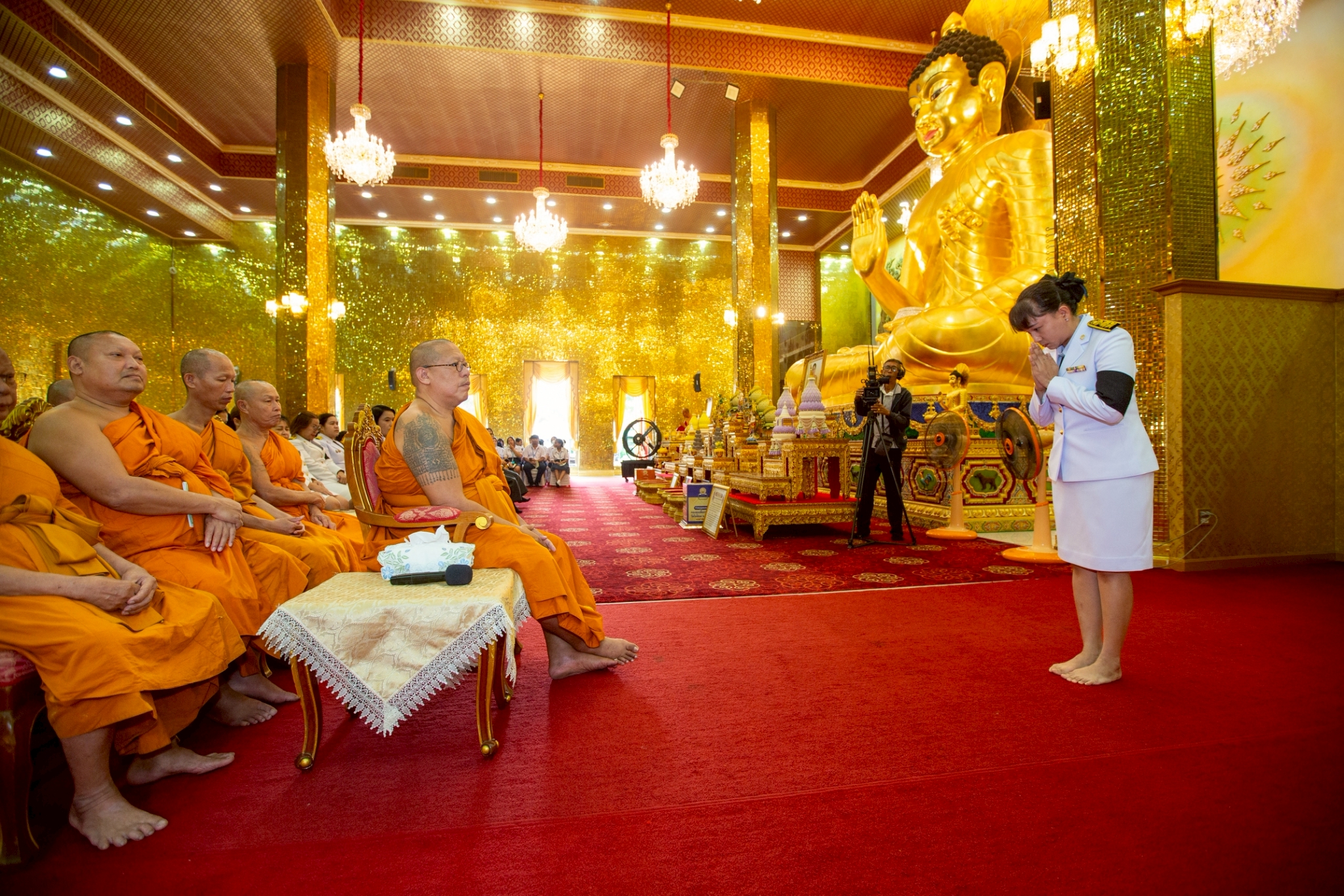 นครปฐม  วัดไผ่ล้อม พระอารามหลวง จัดพิธีบำเพ็ญกุศล ครบ 50 วันปัญญาสมวาร