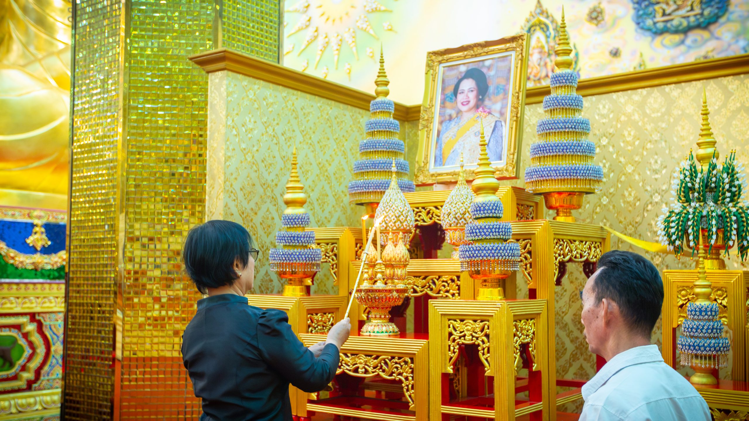 วัดไผ่ล้อม พระอารามหลวง  จัดพิธีบำเพ็ญกุศล วันคล้ายวันสวรรคต สมเด็จพระนางเจ้าสิริกิติ์ พระบรมราชินีนาถ พระบรมราชชนนีพันปีหลวง